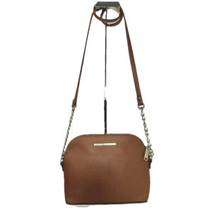 Steve Madden Brown Chain Dome Small Crossbody Bag